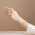Sahara | Gemmy Bear Bracelet | Peach Carnelian x Silver